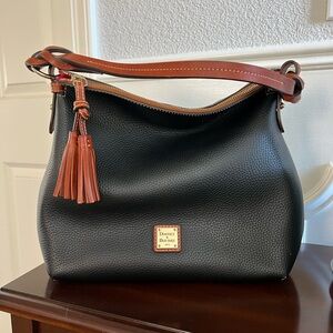 Dooney & Bourke Pebble Leather Twist Strap Hobo